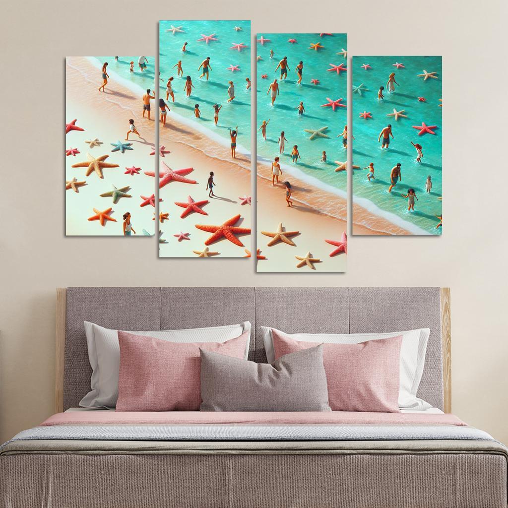 Starfish Lagoon Custom Paintings Frame