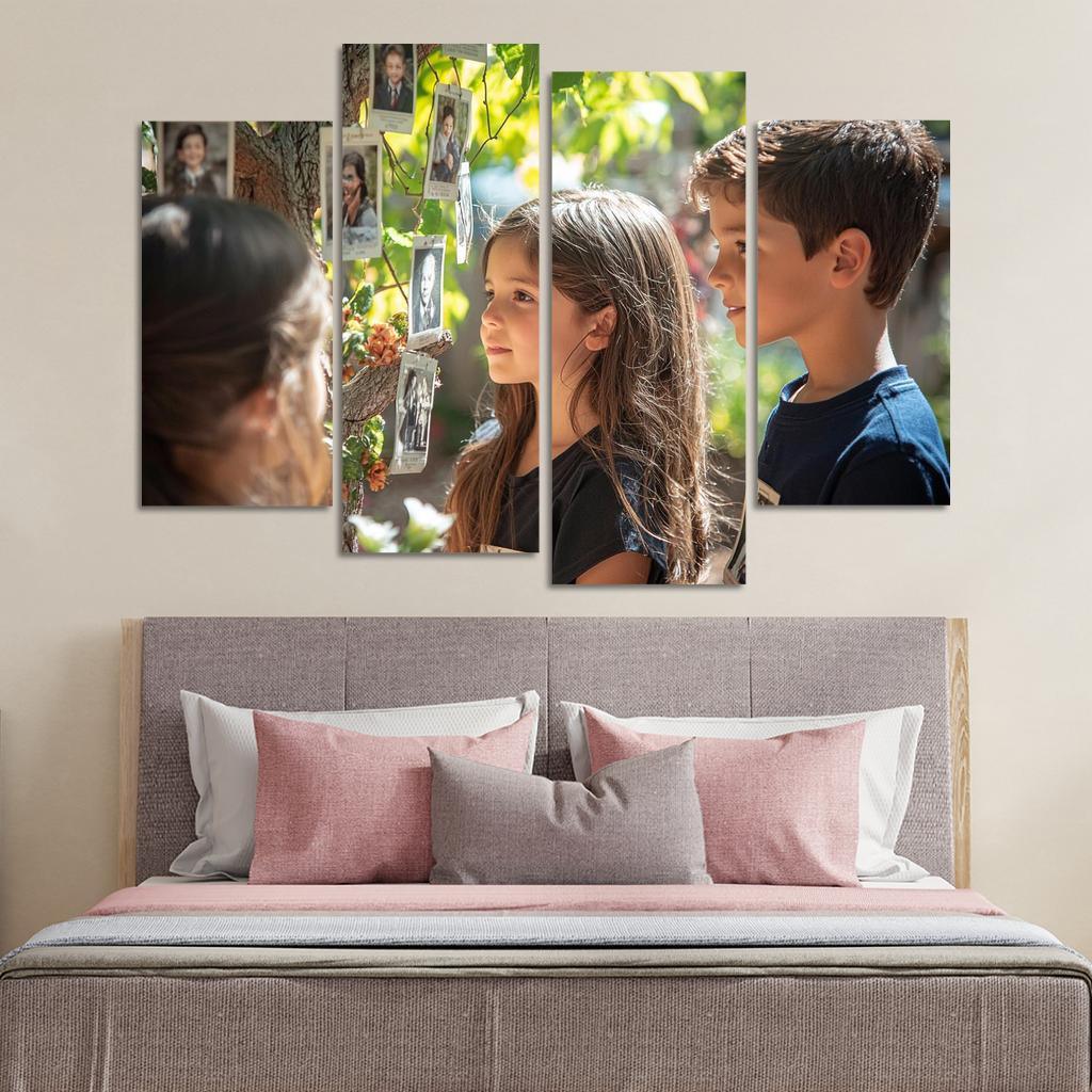 Hearts United The Bond Of Motherhood Custom Paintings Frame
