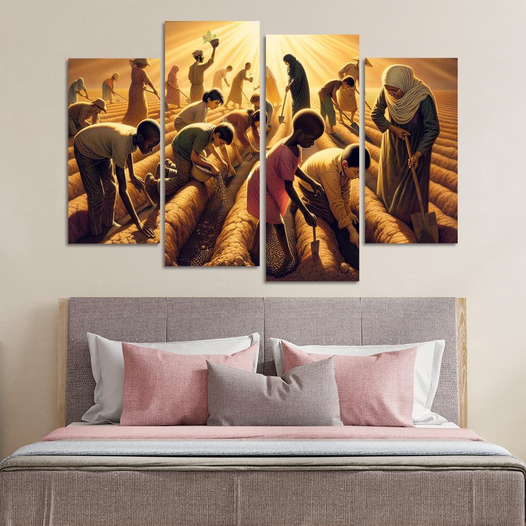 Future Generations The Legacy Of Our Choices Custom Paintings Frame