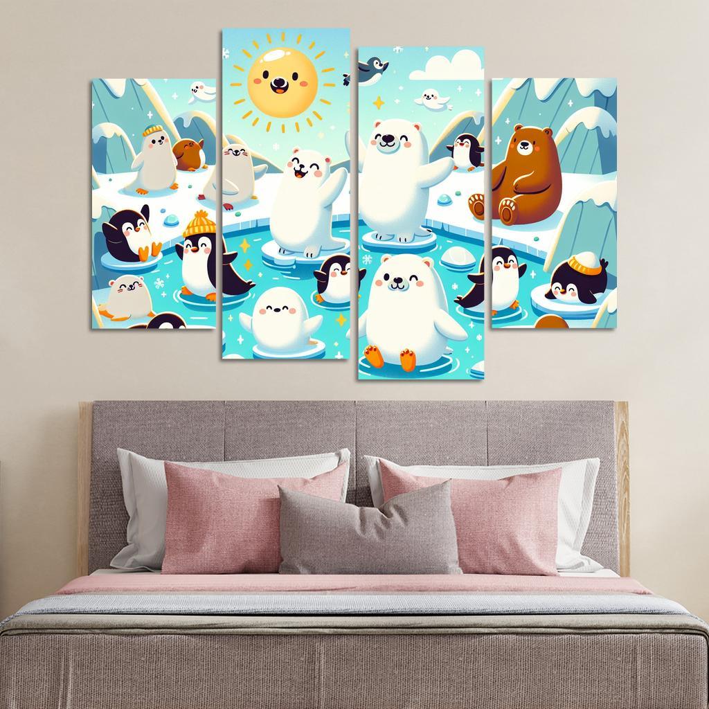 Adventurous Arctic Animals Premium Artwork Frames