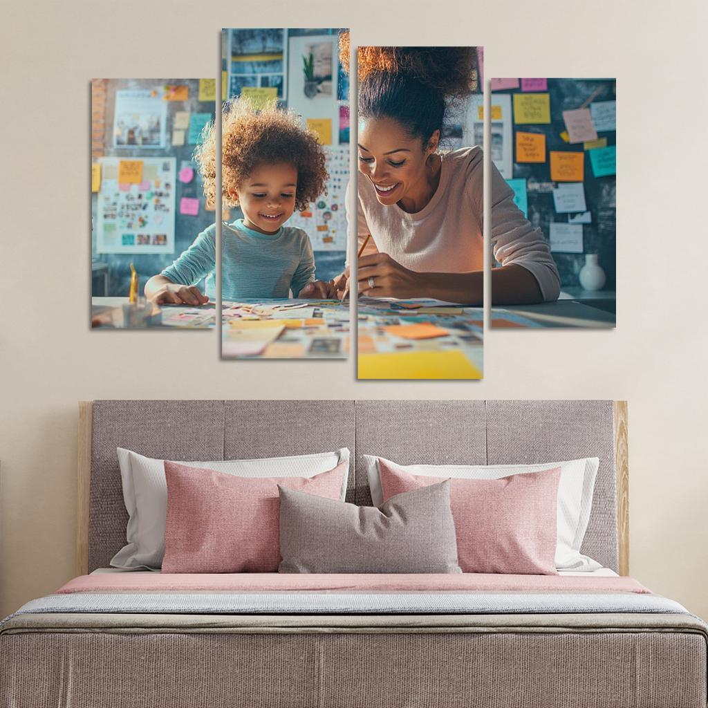 Wings Of Encouragement A Mothers Support Custom Paintings Frame