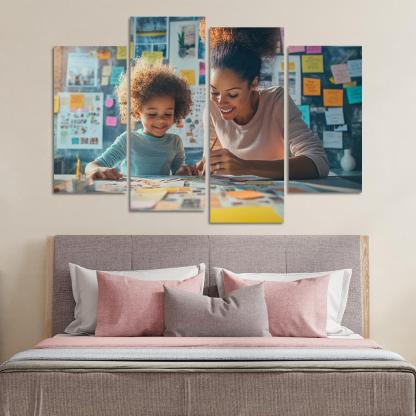 Wings Of Encouragement A Mothers Support Custom Paintings Frame