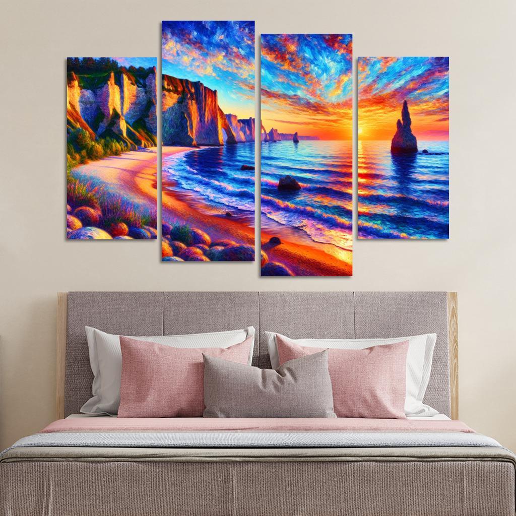 Seaside Enclave Artistic Inspiration Premium Artwork Frames