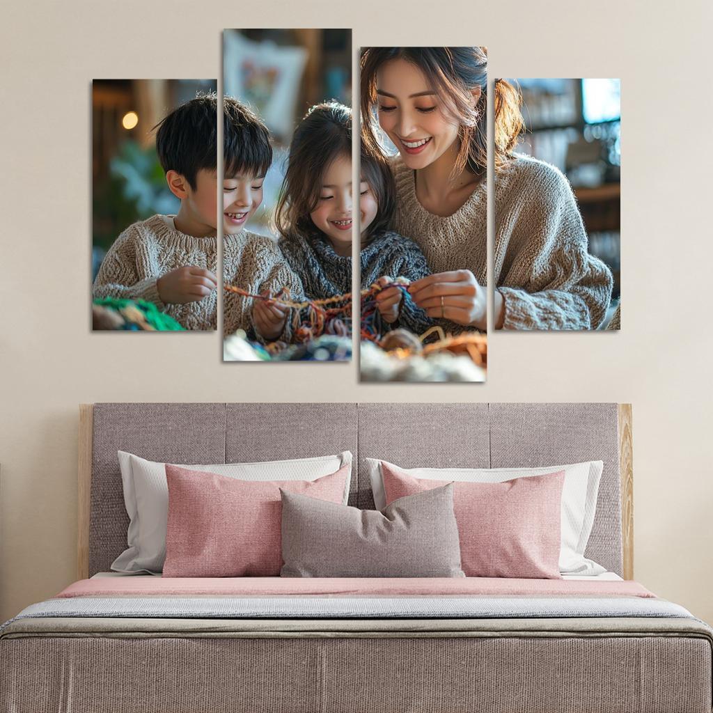 The Threads Of Life A Mothers Unbreakable Bond Canvas Paintings Frame