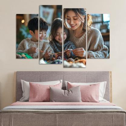 The Threads Of Life A Mothers Unbreakable Bond Canvas Paintings Frame