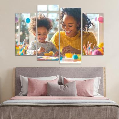 Crafting Love The Art Of Motherhood Custom Paintings Frame