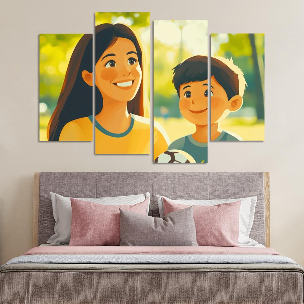 Heartstrings Of Hope A Mothers Encouragement Canvas Paintings Frame