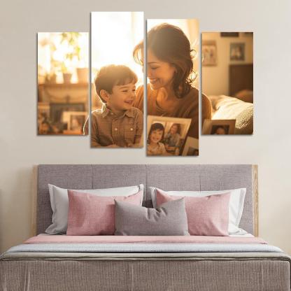 Moments In Time A Mother's Embrace Through The Years Canvas Paintings Frame