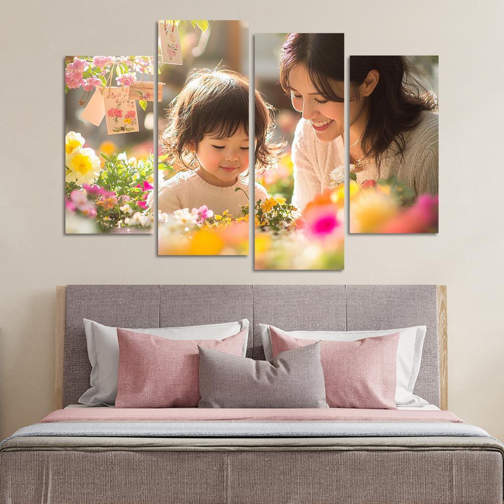 The Garden Of Memories Planting Seeds Of Love Canvas Paintings Frame