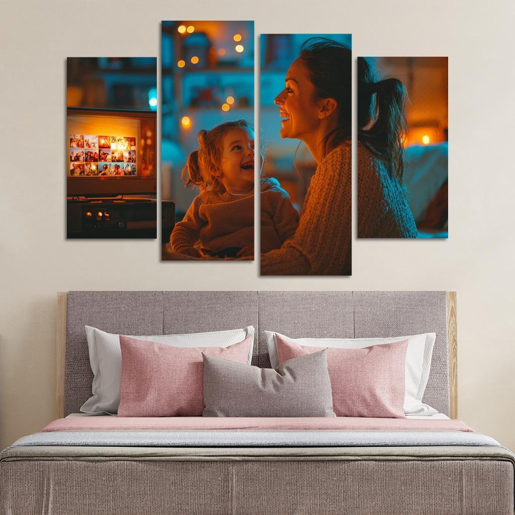Cinematic Memories The Movie Of Life Custom Paintings Frame