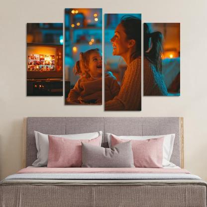 Cinematic Memories The Movie Of Life Custom Paintings Frame