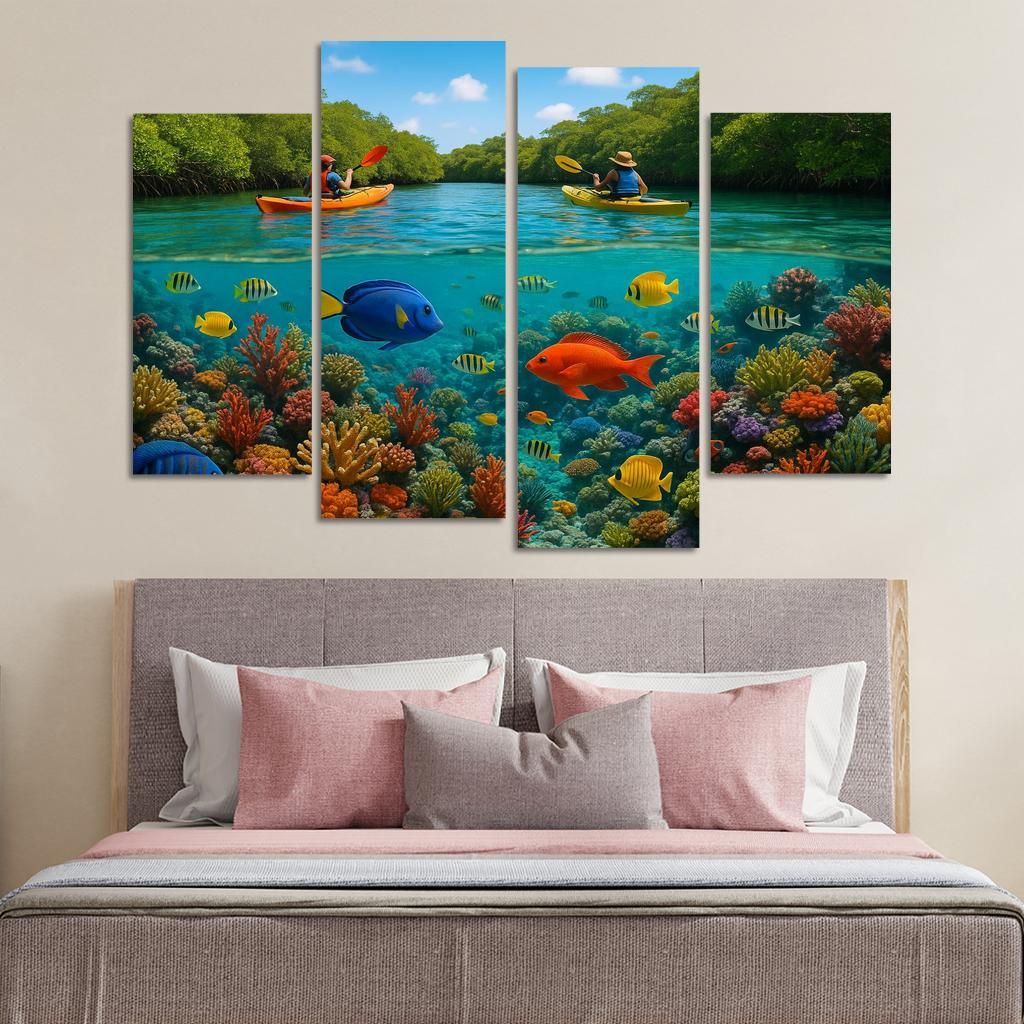 Coral Bay Adventure And Eco-tourism Custom Paintings Frame
