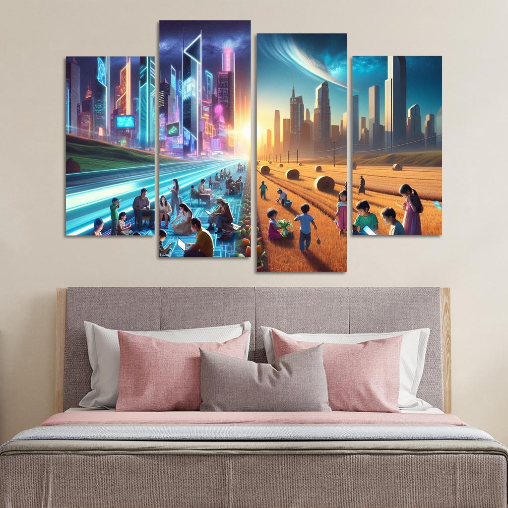 Digital Divide Bridging Access To Technology Art Trends