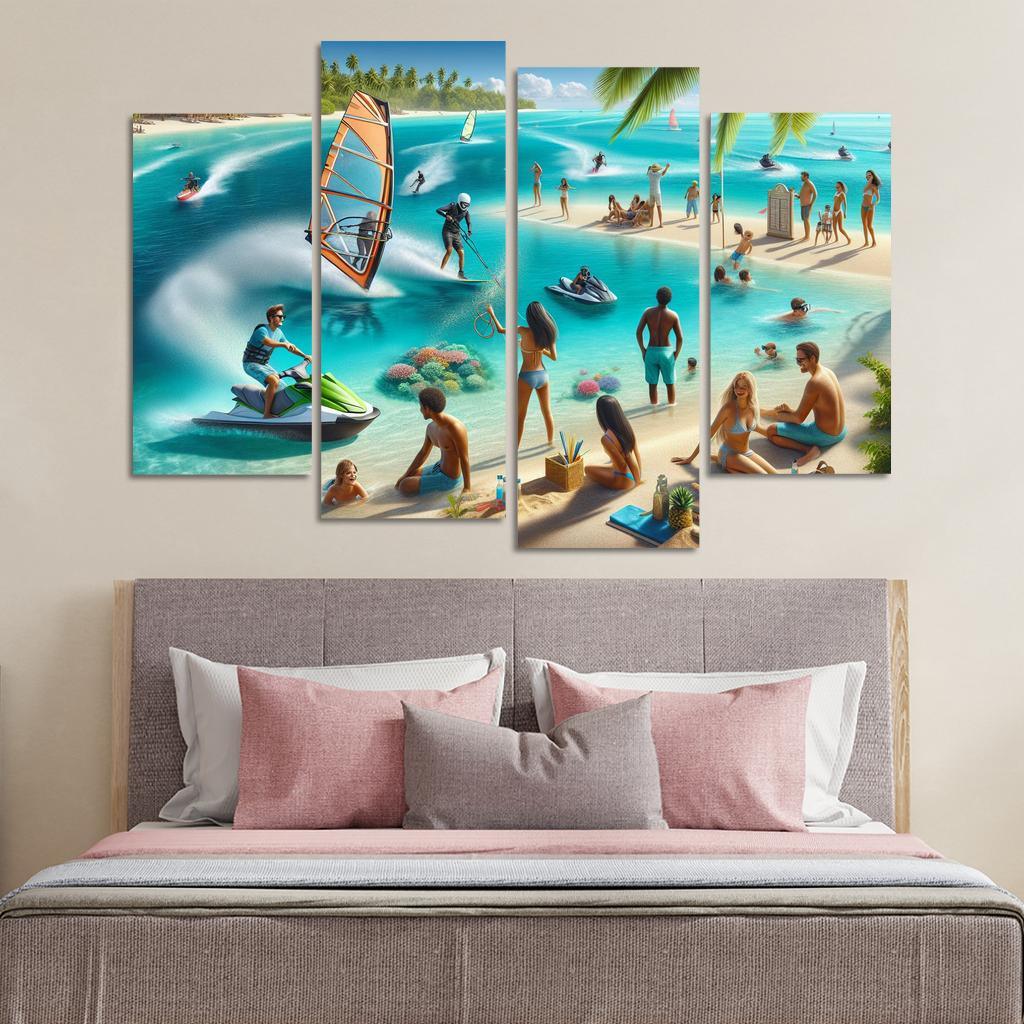 Coral Coast An Adventure Seeker's Dream Custom Paintings Frame