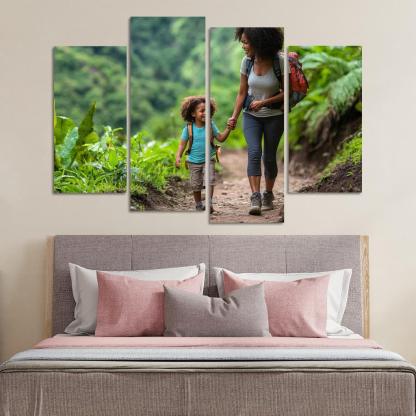 The Journey Of Love A Mothers Unwavering Support Canvas Paintings Frame