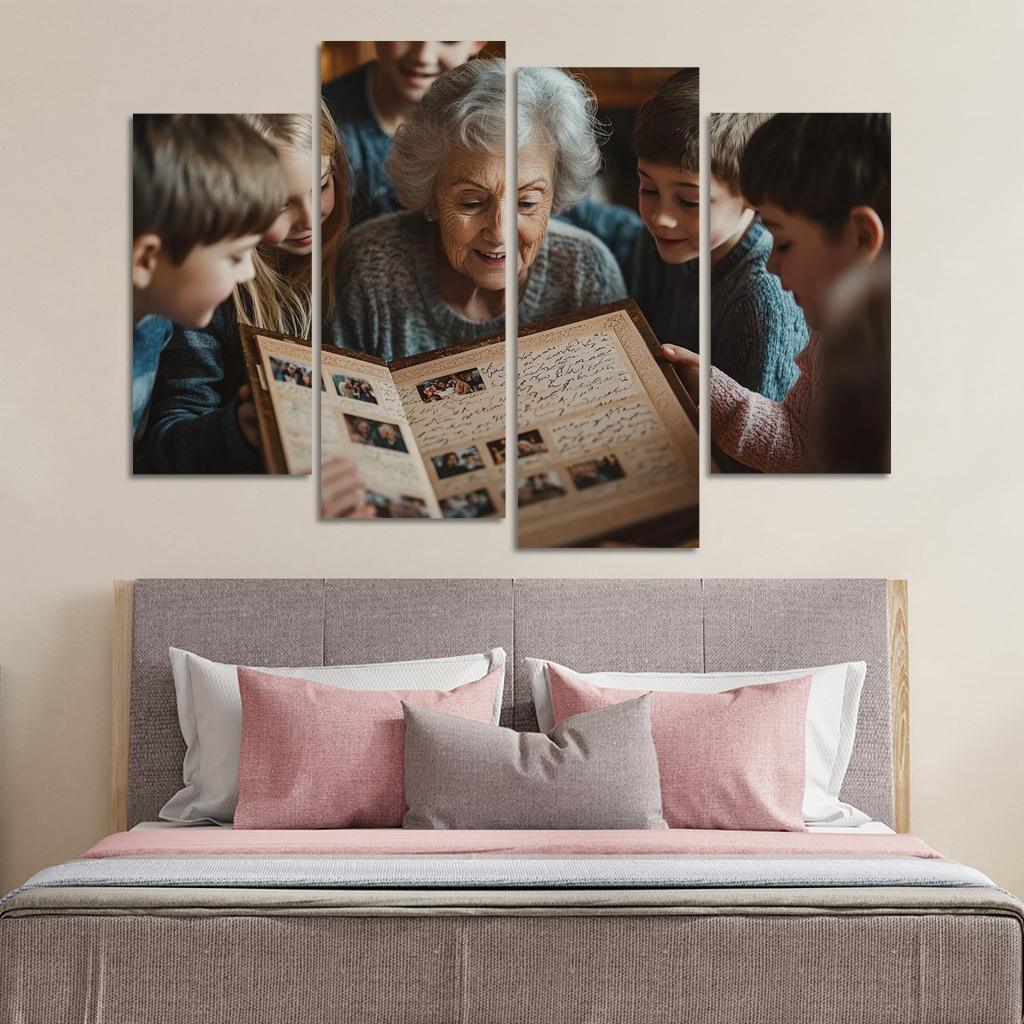 In Her Heart A Mother's Legacy Of Love Modern Paintings Frame