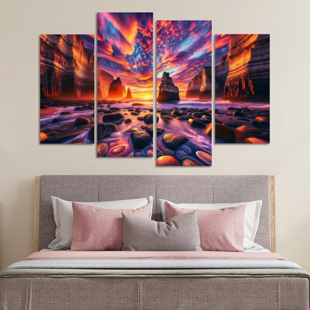 Sunset Cliffs A Photographer's Dream Custom Paintings Frame