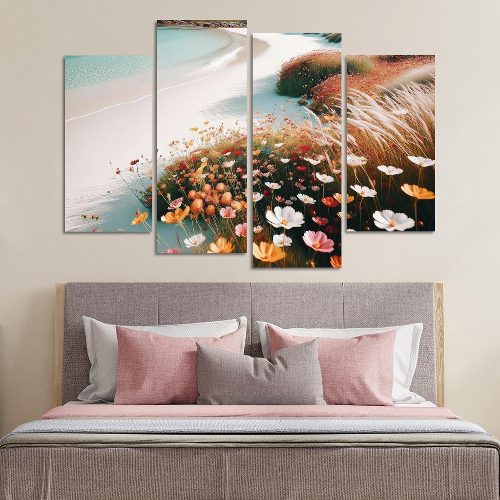 Wildflower Beach Nature's Canvas Premium Artwork Frames