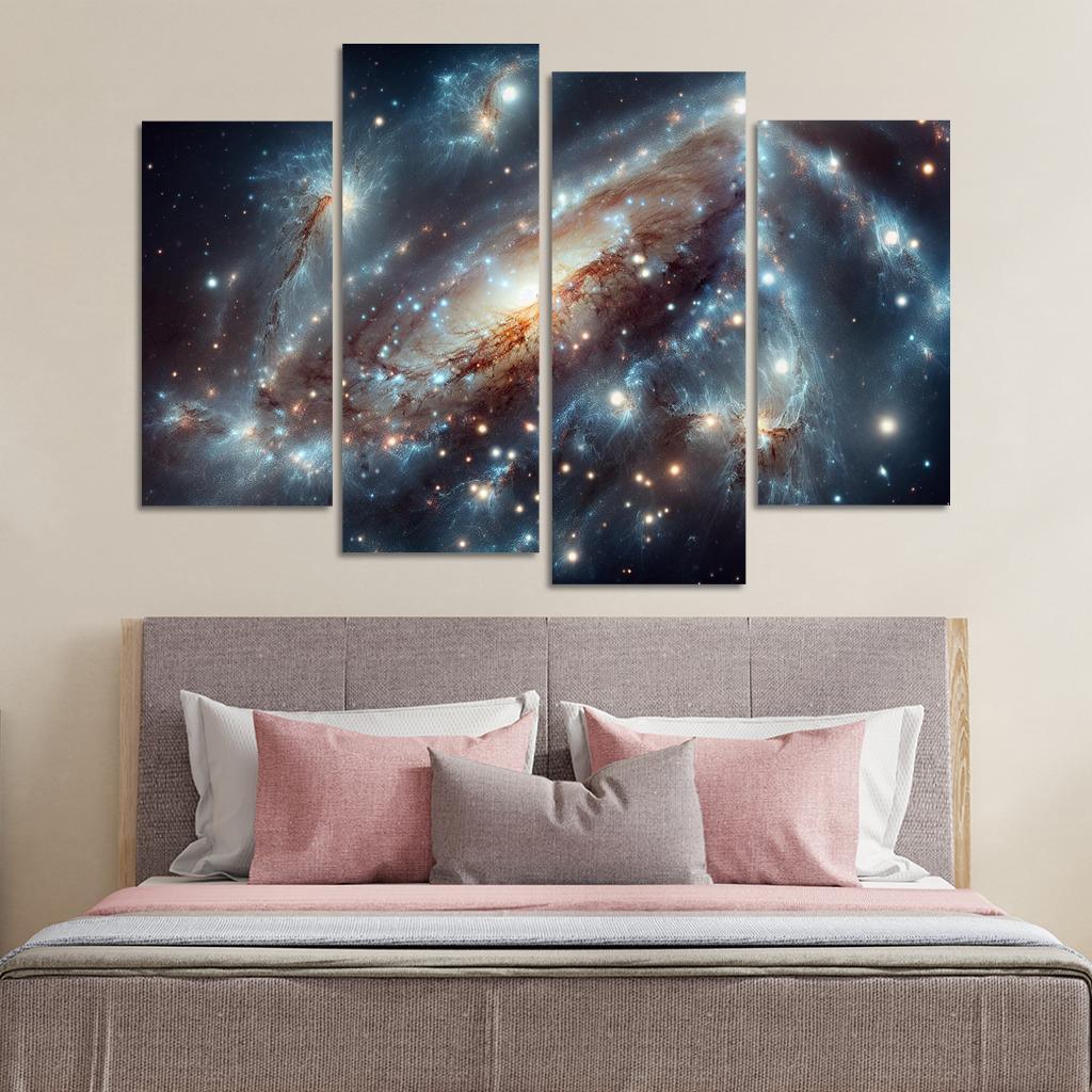 The Enigmatic Life Of Cosmic Dust Abstract Paintings Frame