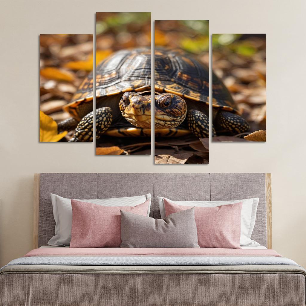 The Elegant Swallowtail Butterfly In A Wildflower Meadow Framed Paintings