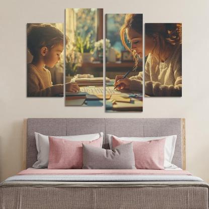 Love In Every Letter A Mothers Words Custom Paintings Frame