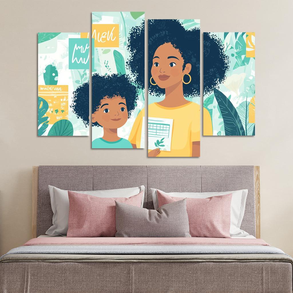 The Shield Of Strength A Mothers Protective Love One-piece Frames