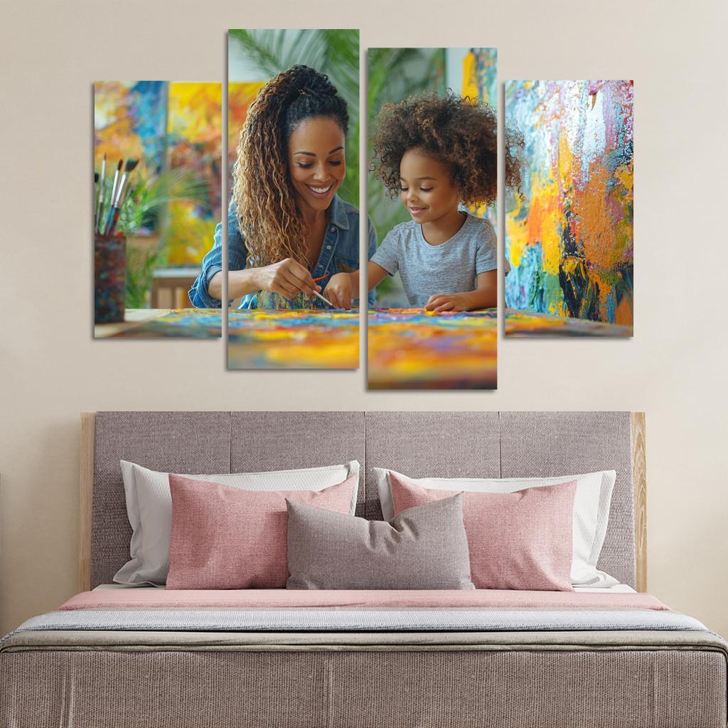 The Art Of Nurturing A Mothers Gentle Care One-piece Frames