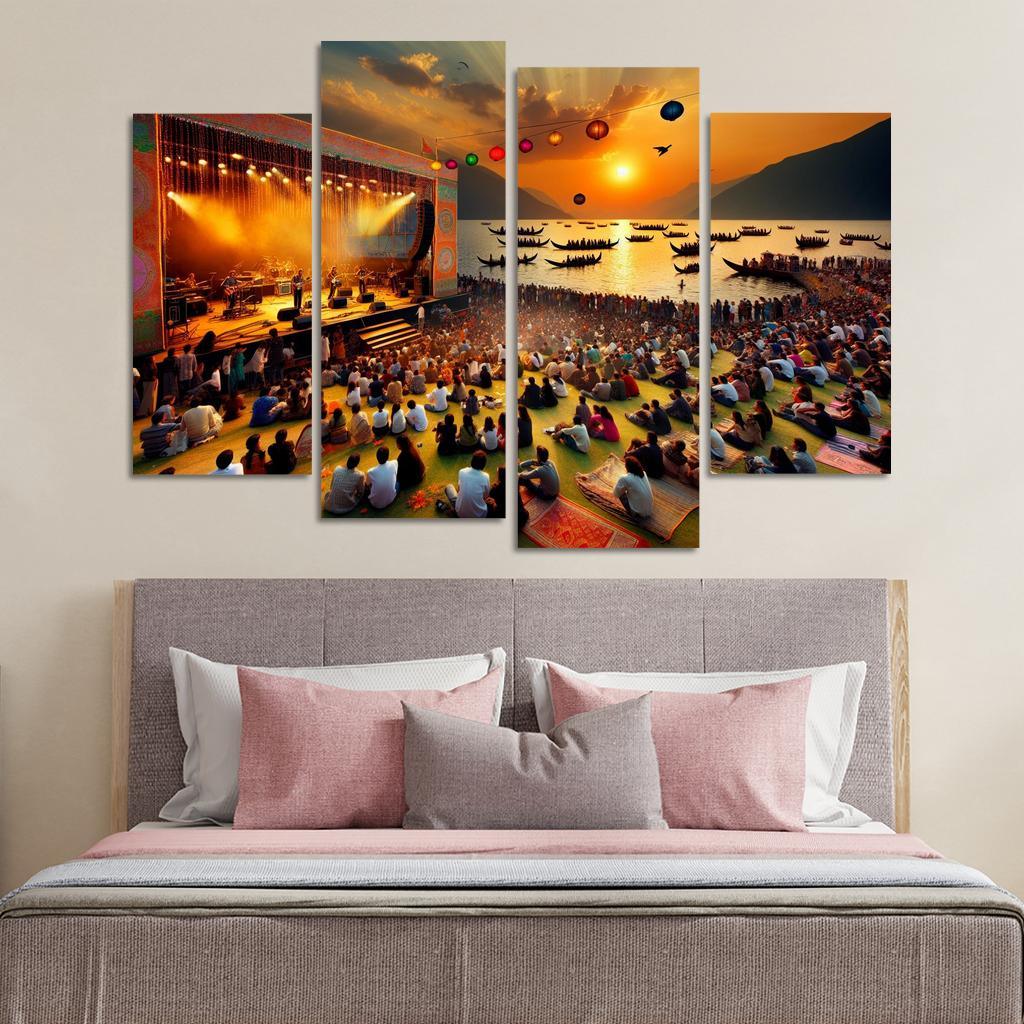 Montreux Jazz Festival - Switzerland Framed Paintings