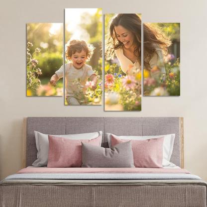 Sunlit Moments Embracing Daylight With Love Custom Paintings Frame