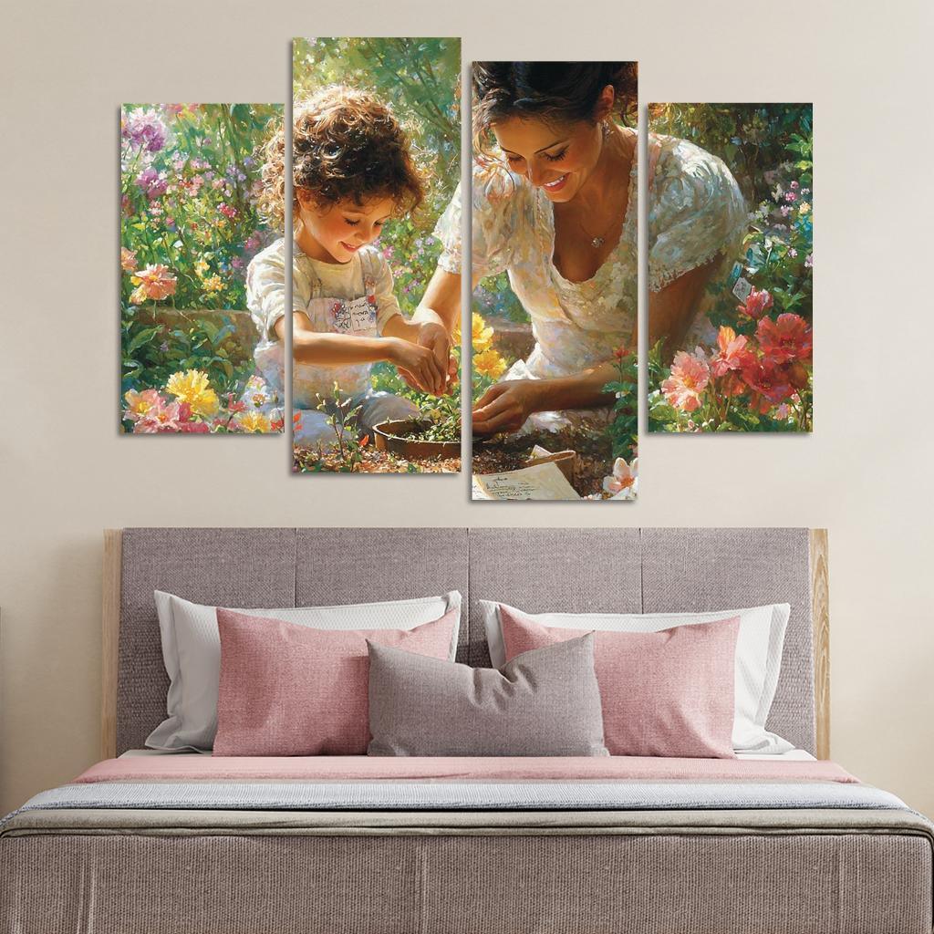 The Garden Of Memories Planting Love Custom Paintings Frame