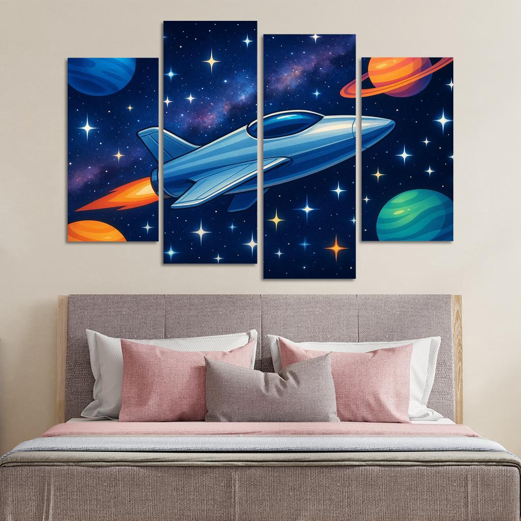 Galactic Space Voyager Premium Artwork Frames