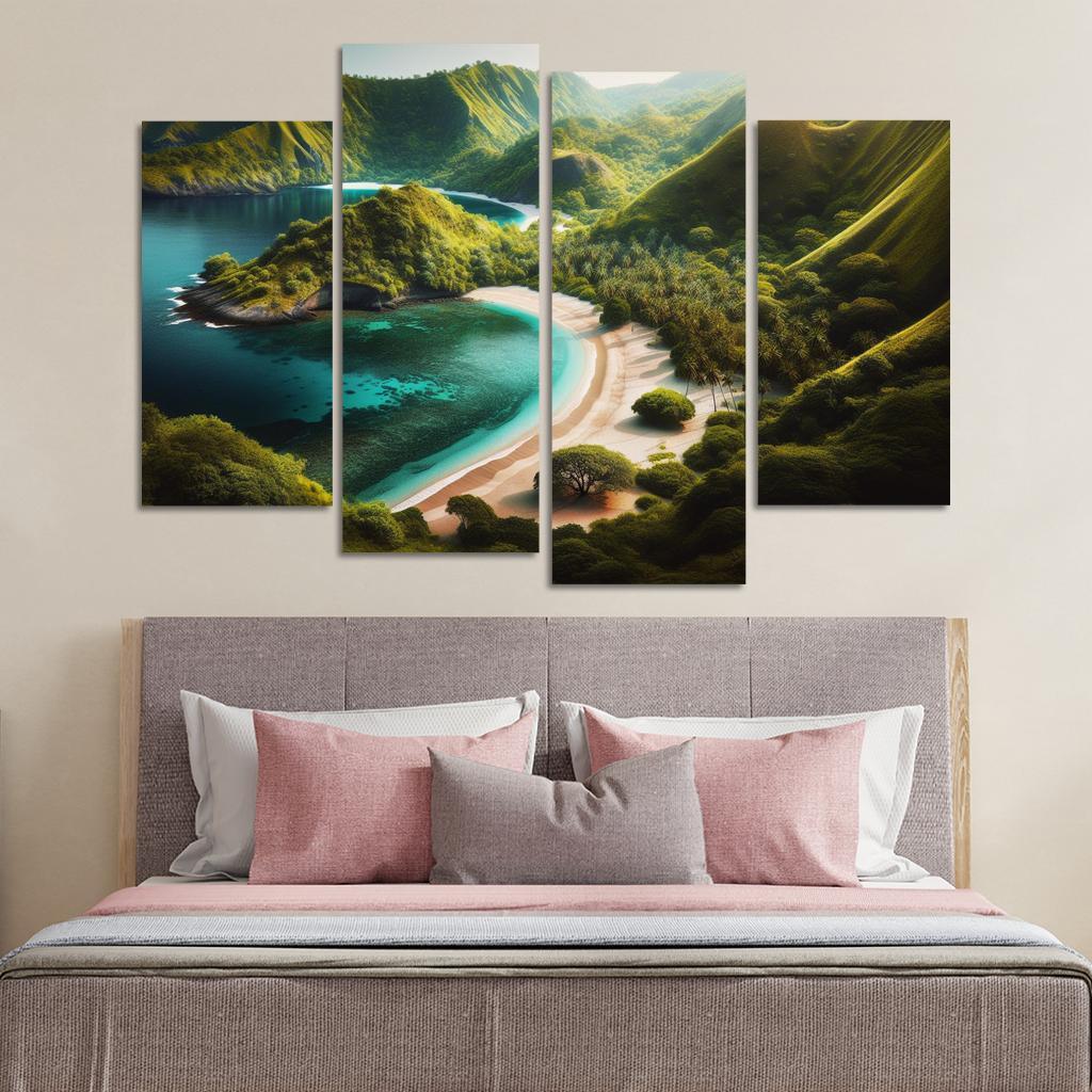 Natures Embrace Beach Premium Artwork Frames