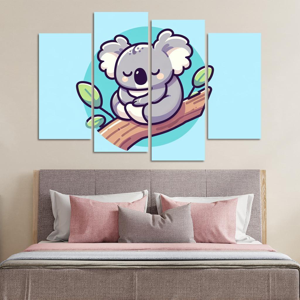 Cuddly Koala Modern Paintings Frame