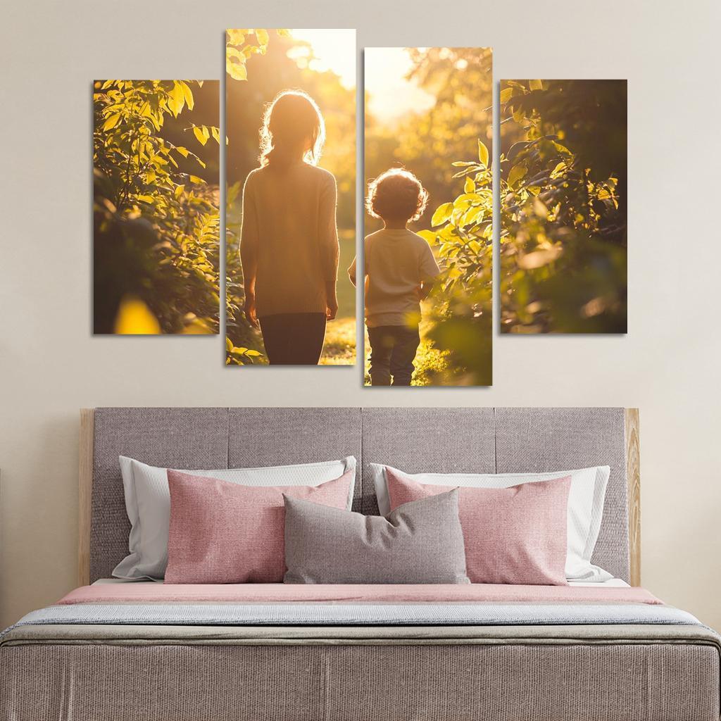 Journey Of Hearts A Mothers Guiding Love Custom Paintings Frame