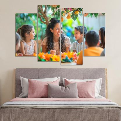 The Circle Of Life Nurturing Connections Custom Paintings Frame