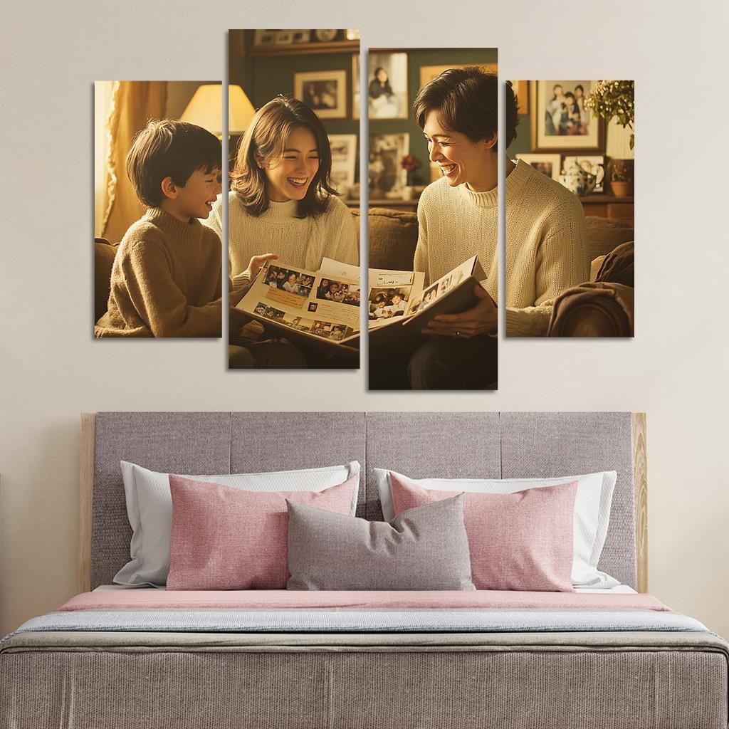 Through The Years A Mothers Journey Custom Paintings Frame