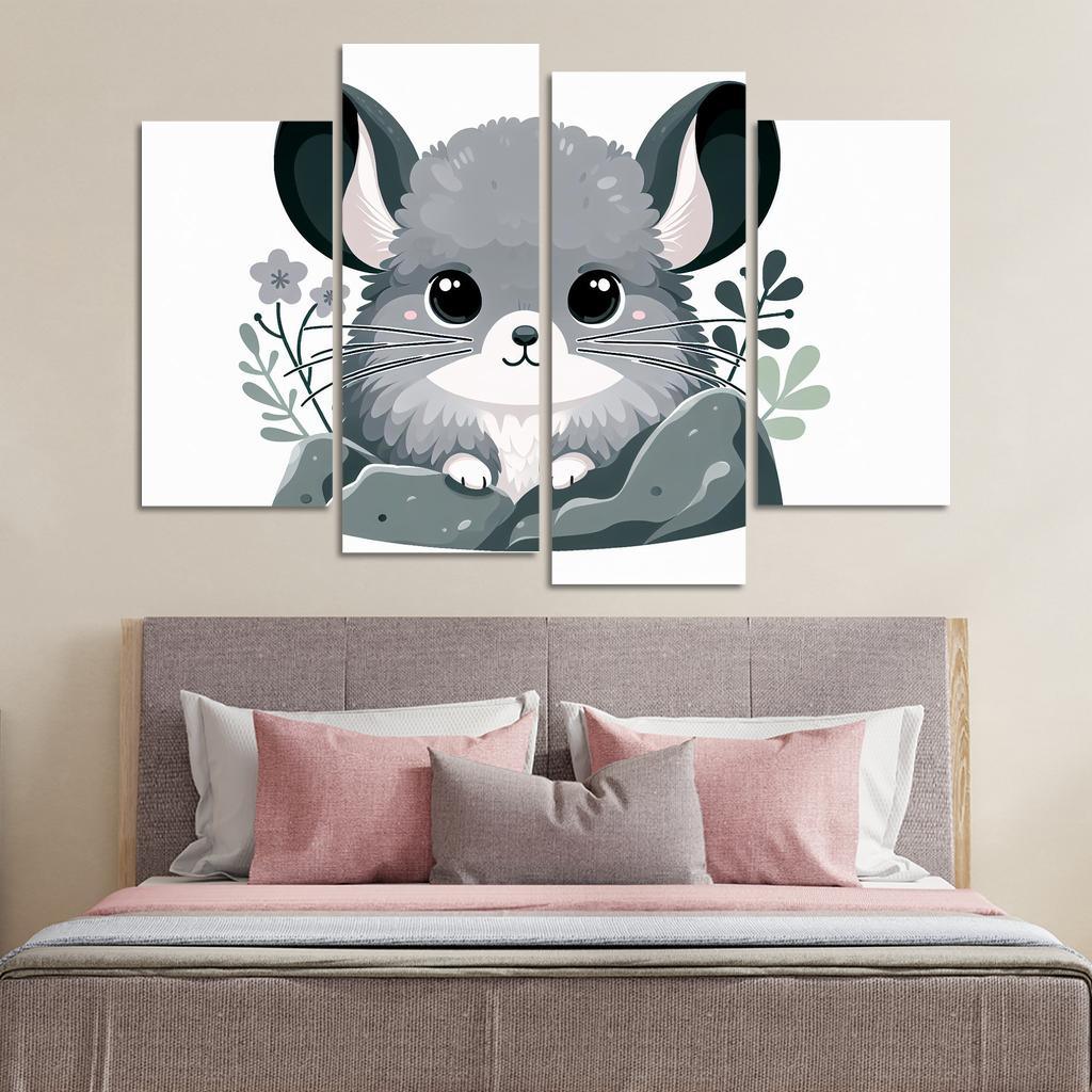 Charming Chinchilla Modern Paintings Frame