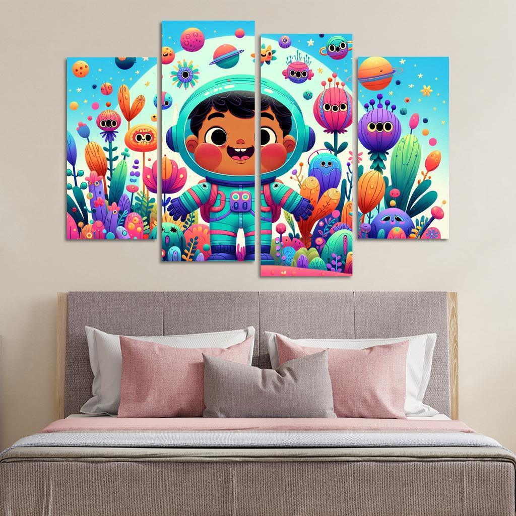 Brave Little Astronaut Premium Artwork Frames