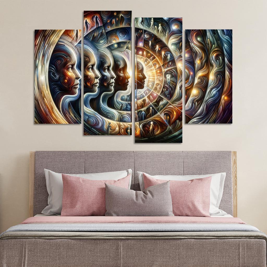 Infinite Echoes Of Self Premium Artwork Frames