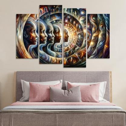 Infinite Echoes Of Self Premium Artwork Frames