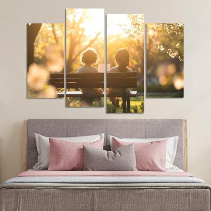 The Love That Transcends Time A Mother's Heart Canvas Paintings Frame