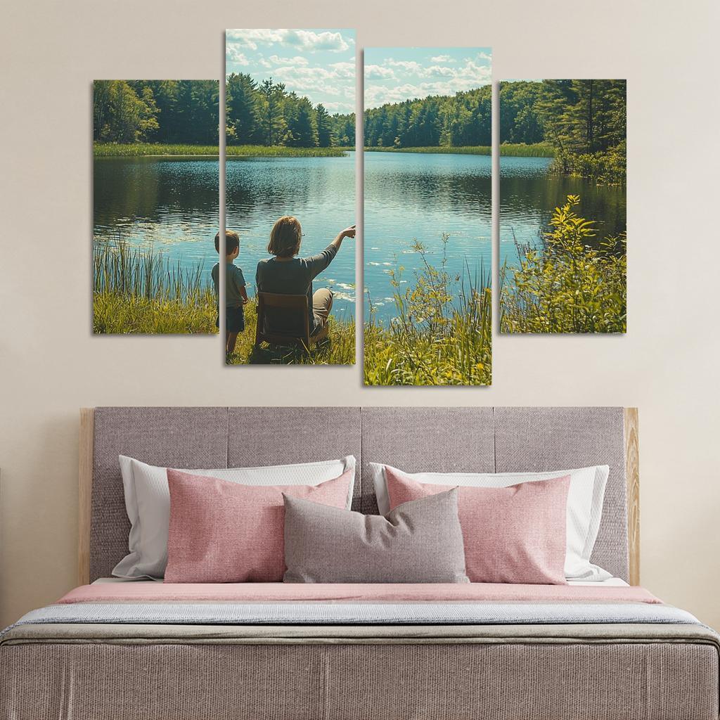 Navigating Life A Mothers Steady Compass Canvas Paintings Frame