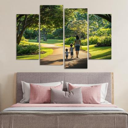 In Her Footsteps A Journey Of Growth Custom Paintings Frame