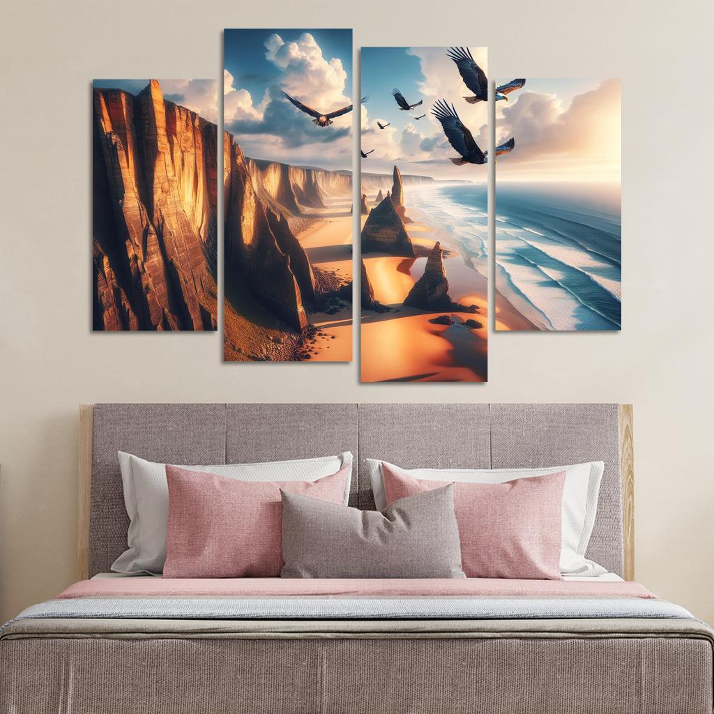 Eagle's Nest Beach Modern Paintings Frame