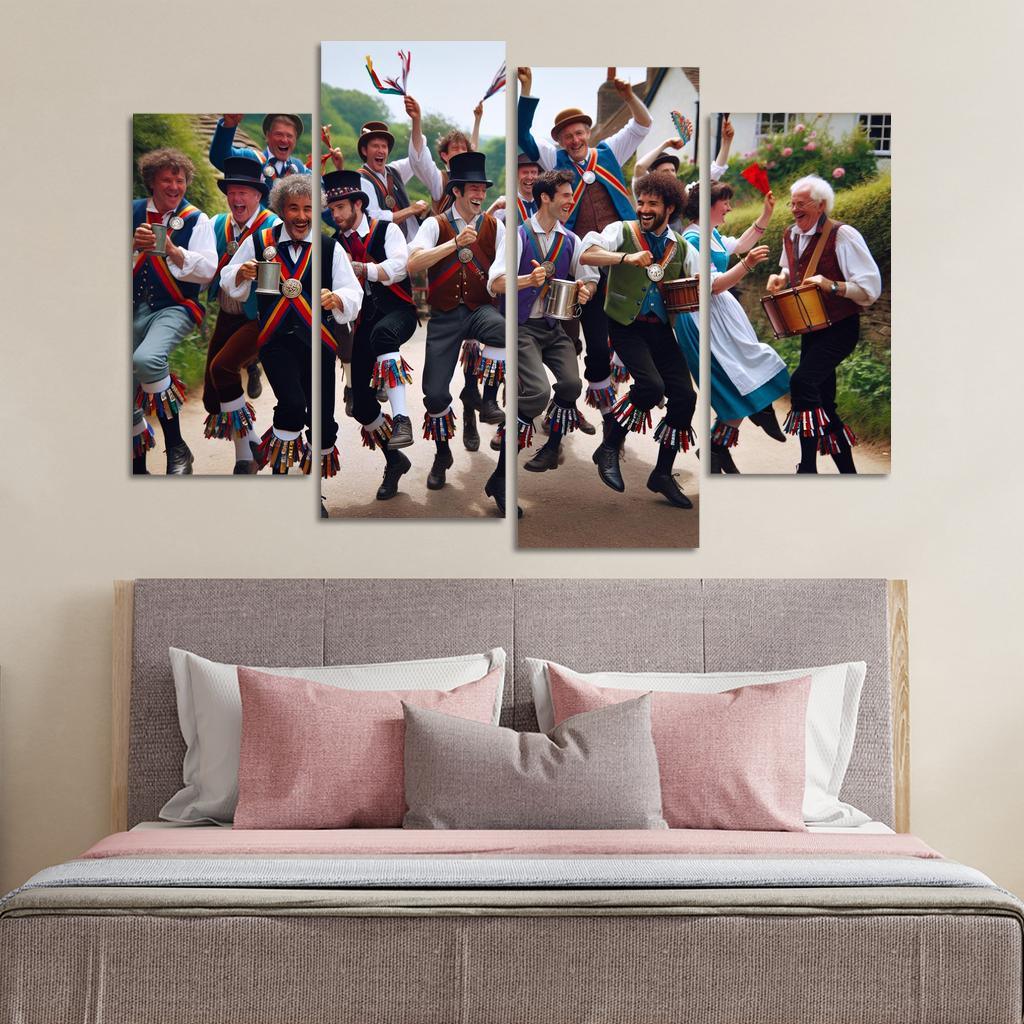 Morris Dance The Folk Tradition Of England Modern Paintings Frame