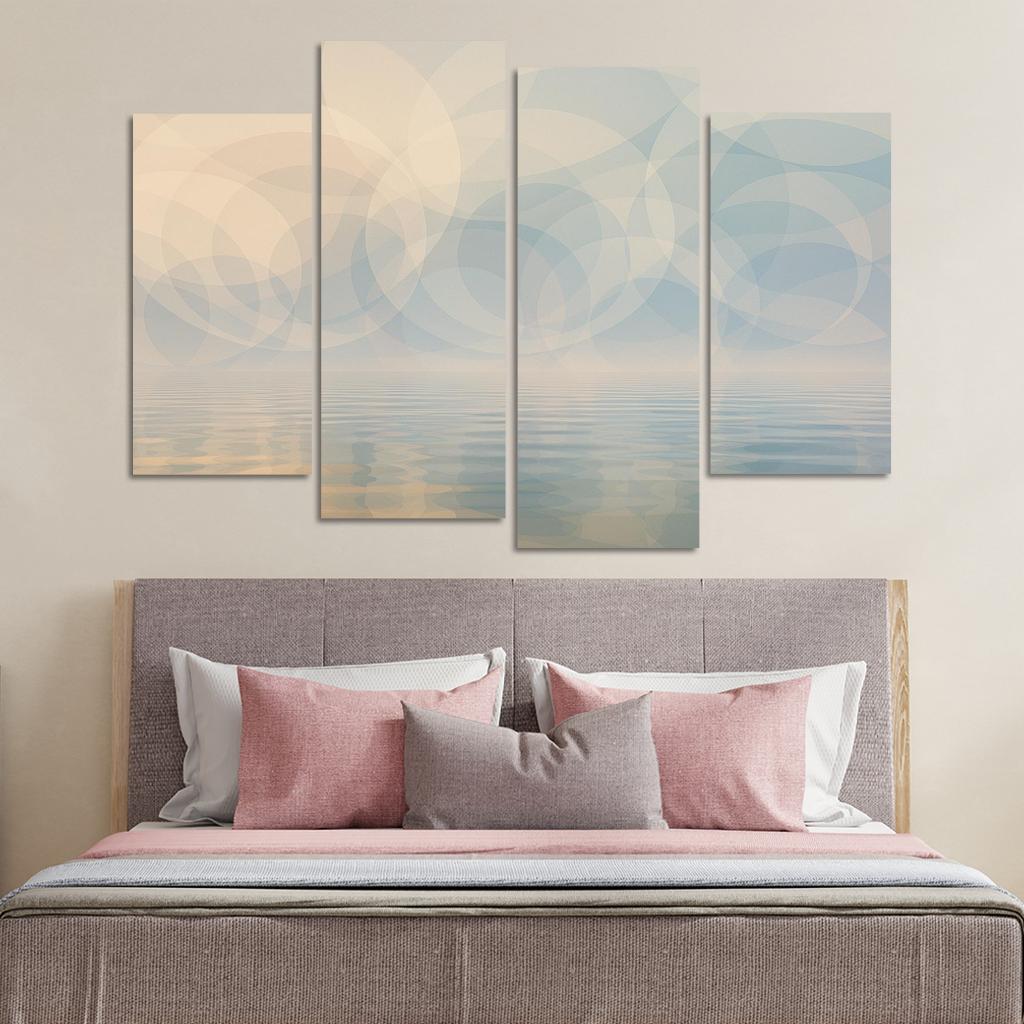 Harbor Of Infinite Reflections Premium Artwork Frames