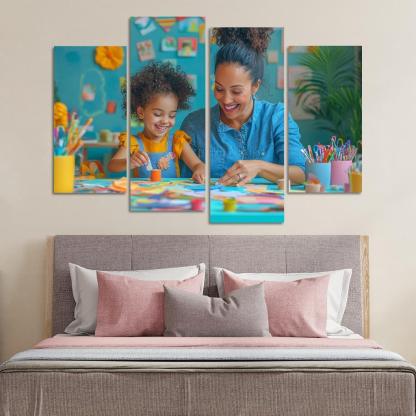 Crafting Memories The Art Of Togetherness Custom Paintings Frame