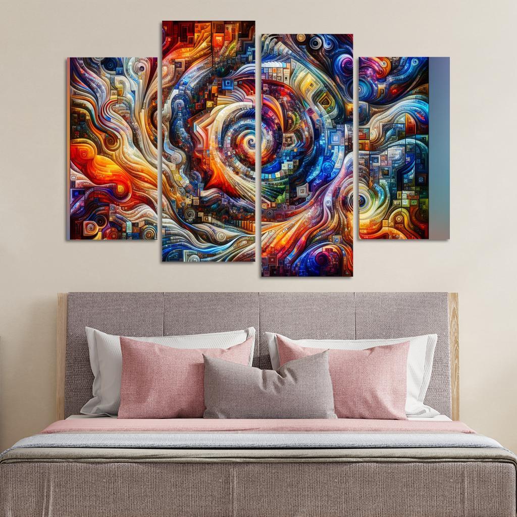 Kaleidoscope Of Memories Premium Artwork Frames