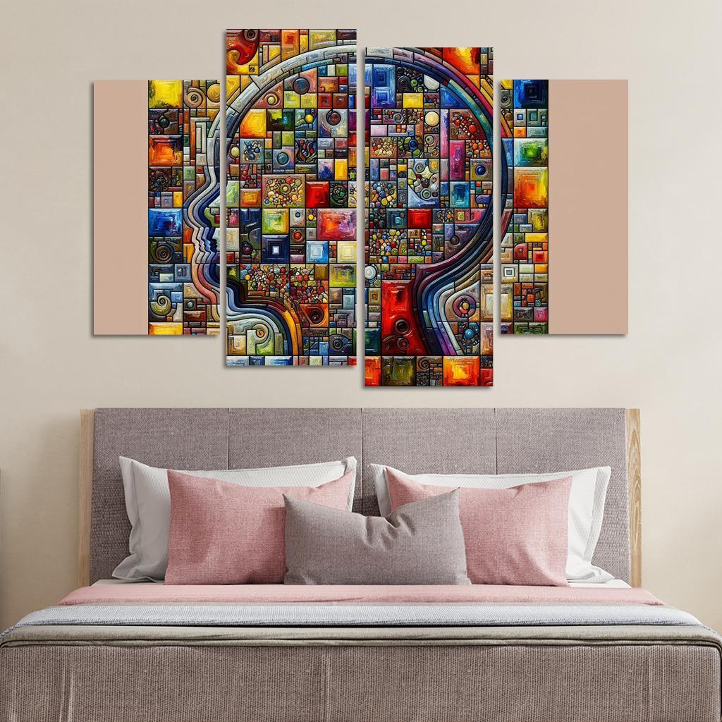Mosaic Of The Mind Premium Artwork Frames