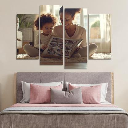 The Embrace Of Memories A Mothers Love Custom Paintings Frame